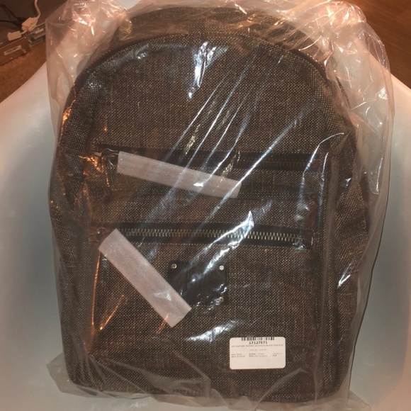 NWT Frye Leather Trimmed Backpack main image 8